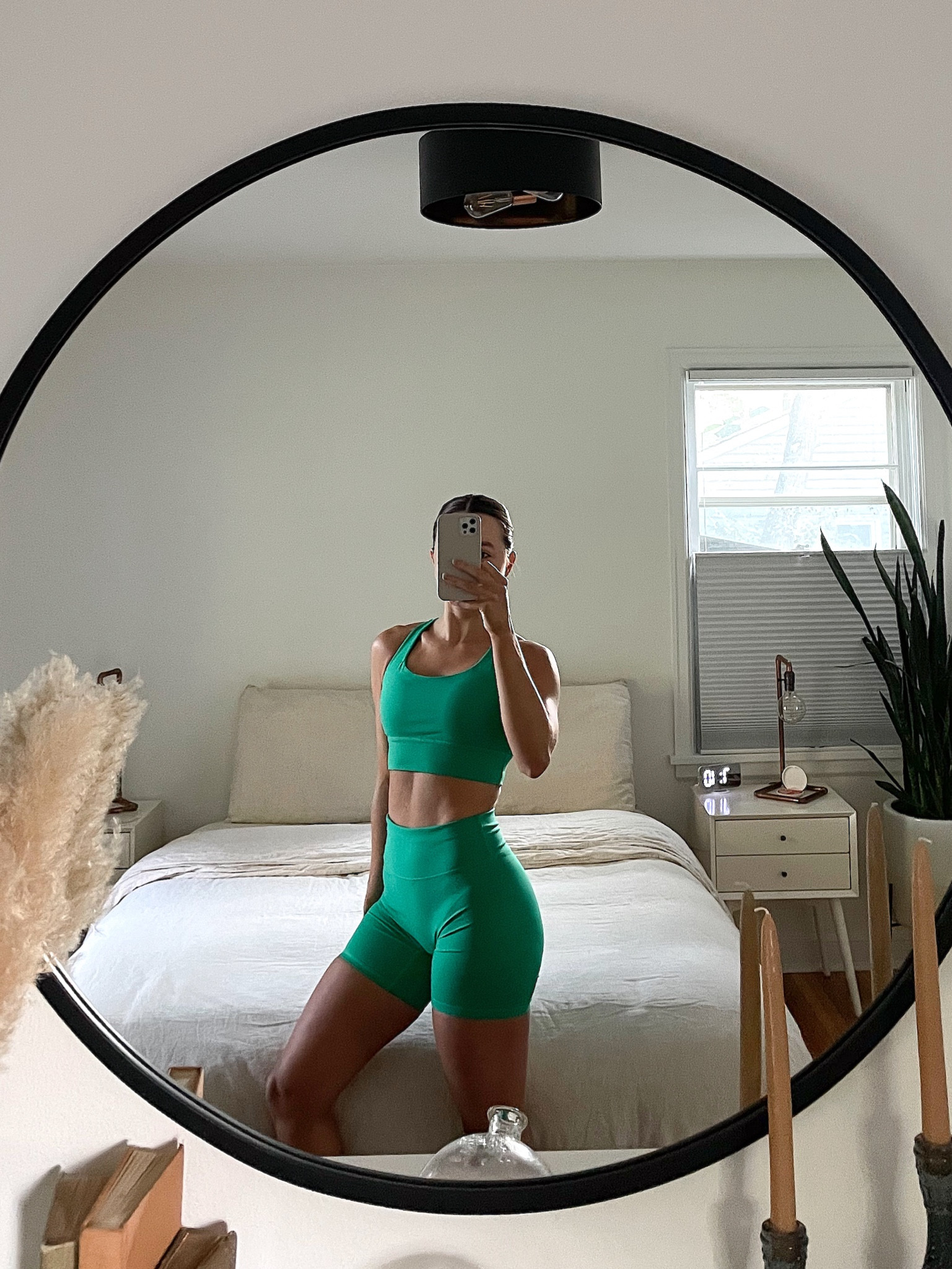 Top size small
Shorts size 6 

#LTKFitness #LTKFindsUnder100 #LTKFindsUnder50