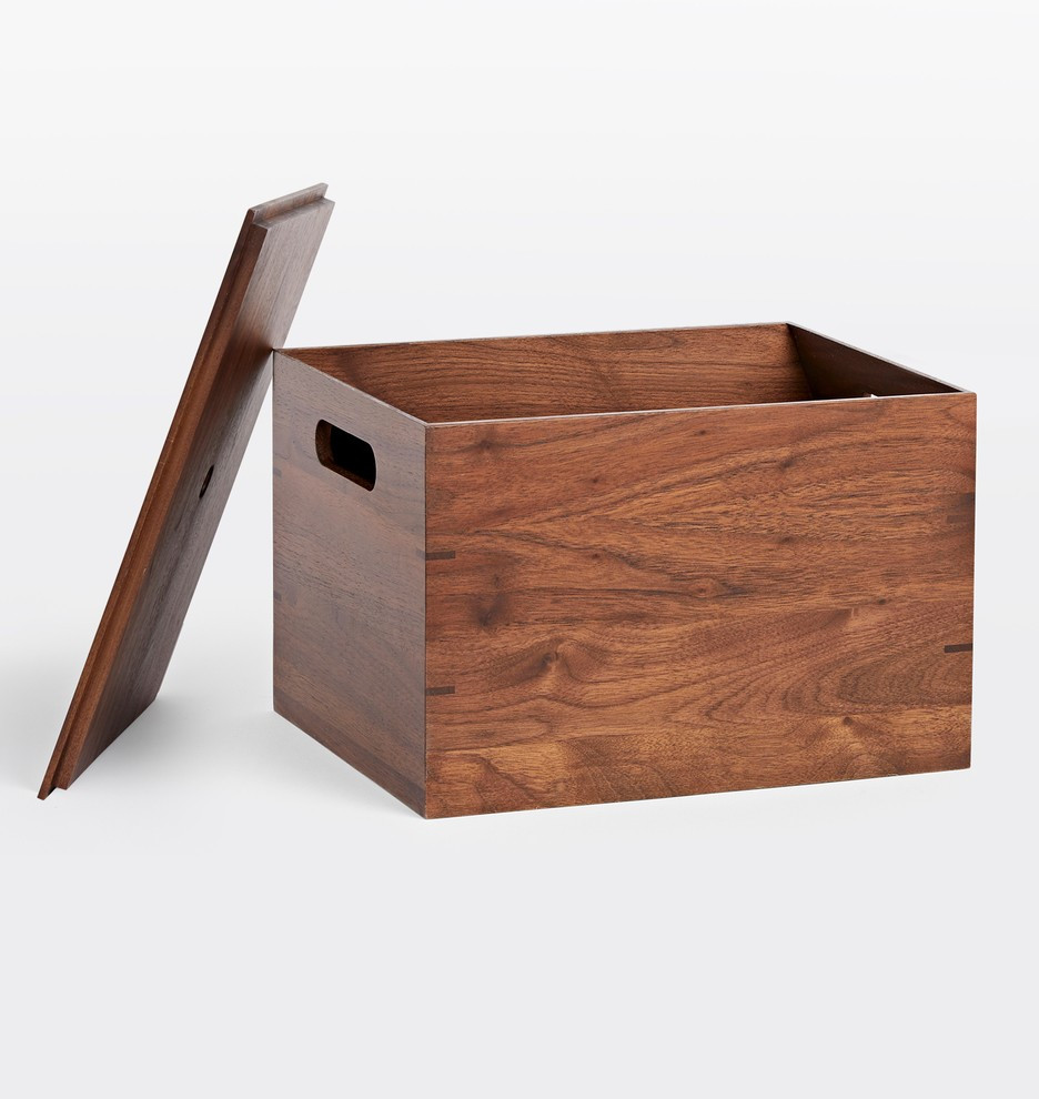 Lidded Walnut Storage Box
 | Rejuvenation | Rejuvenation