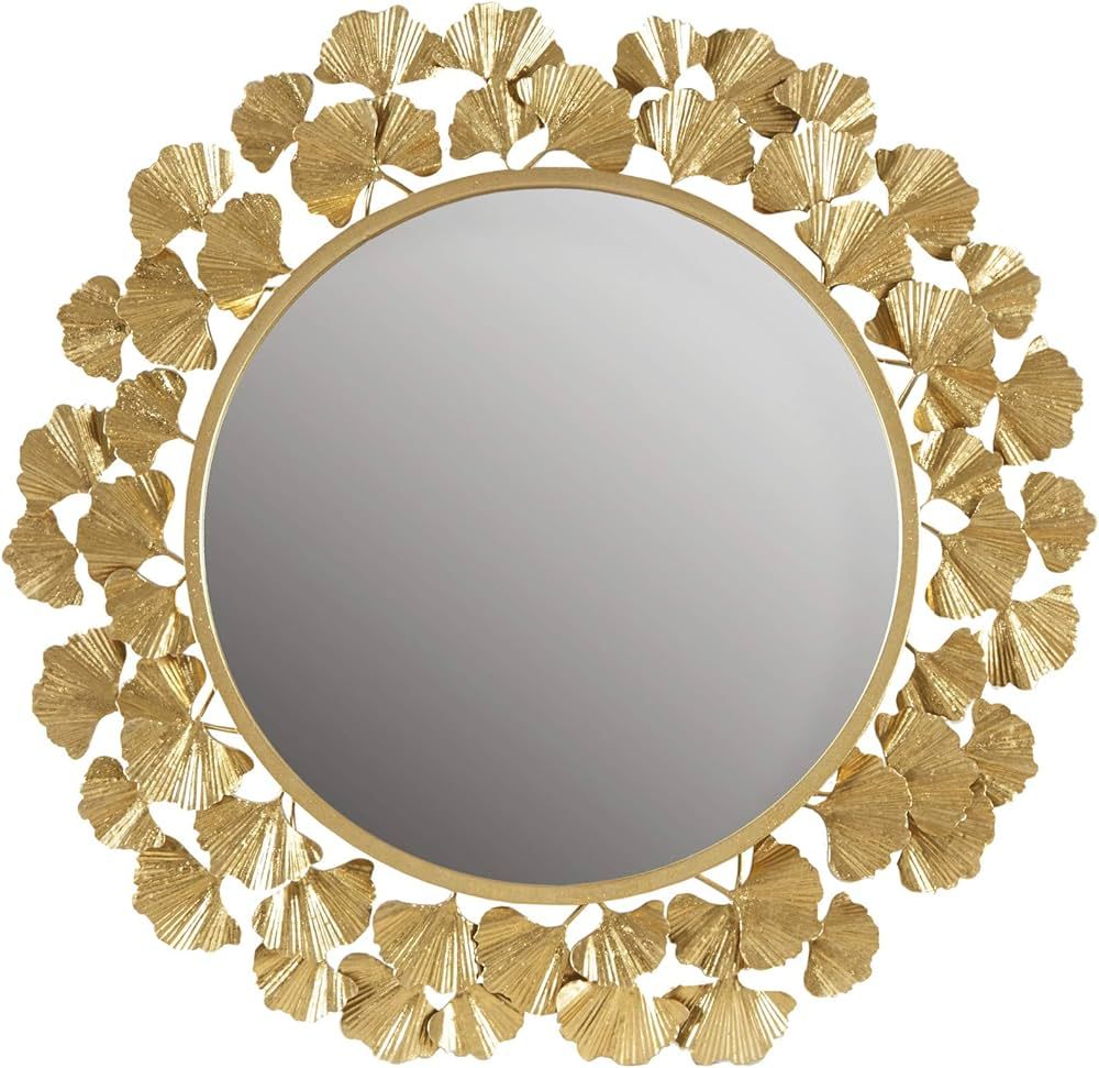 Martha Stewart Wall Décor Large Round Living Room Iron Metal Mirrors Ready to Hang Bedroom Decor... | Amazon (US)