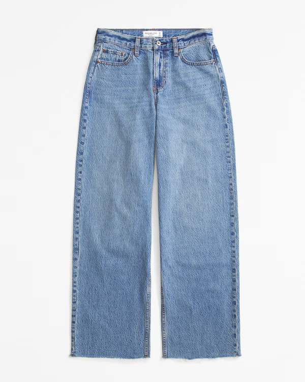 Women's Low Rise Ultra Loose Jean | Women's Bottoms | Abercrombie.com | Abercrombie & Fitch (US)