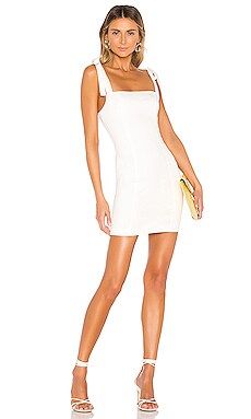superdown Siona Tie Strap Dress in White from Revolve.com | Revolve Clothing (Global)