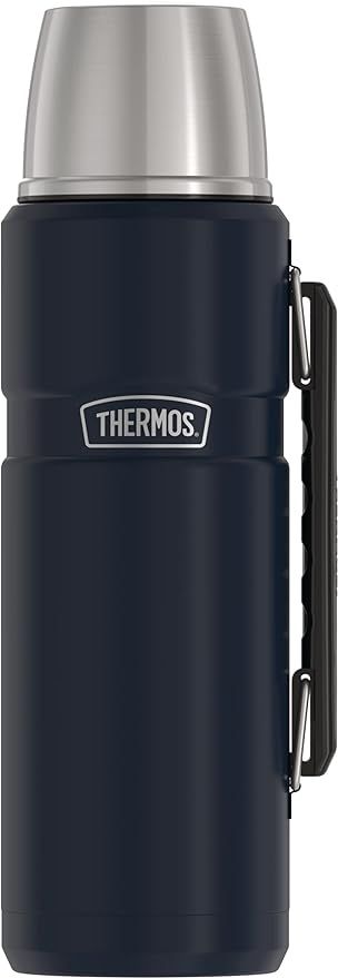 THERMOS Stainless King Vacuum-Insulated Beverage Bottle, 40 Ounce, Midnight Blue | Amazon (US)