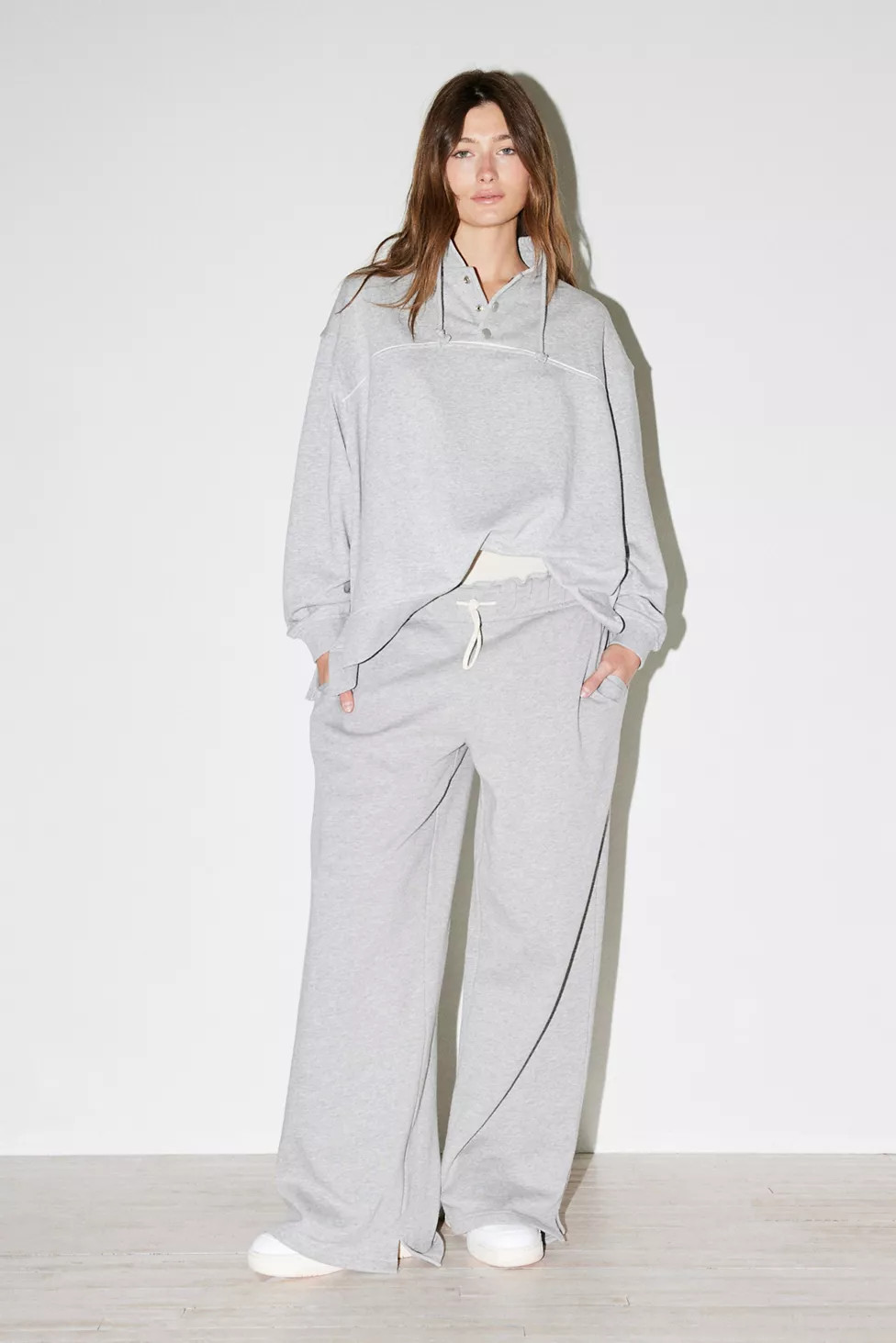 Out From Under Belmar Henley Popover Sweatshirt | Urban Outfitters (US and RoW)