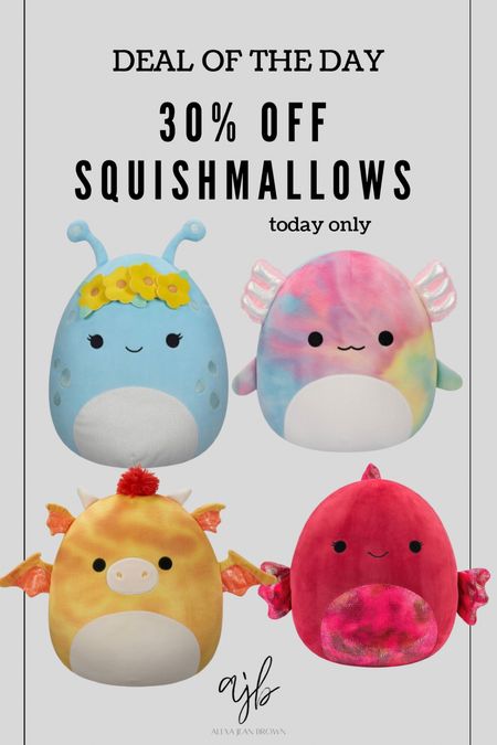 Deal of the Day 30% off Squishmallows today only 

#LTKfamily #LTKkids #LTKsalealert