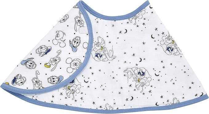 aden + anais Burpy Bib, 100% Cotton Muslin, Soft Absorbent 4 Layers, Multi-Use Burp Cloth and Bib... | Amazon (US)