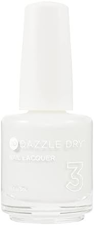 Dazzle Dry Nail Lacquer - White Lightning, a true stark white full coverage cream. (0.5 fl oz) | Amazon (US)