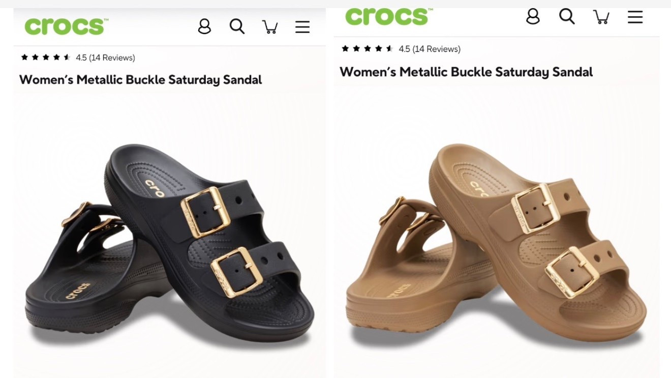 Saturday Sandals from CROCS! 🖤💛