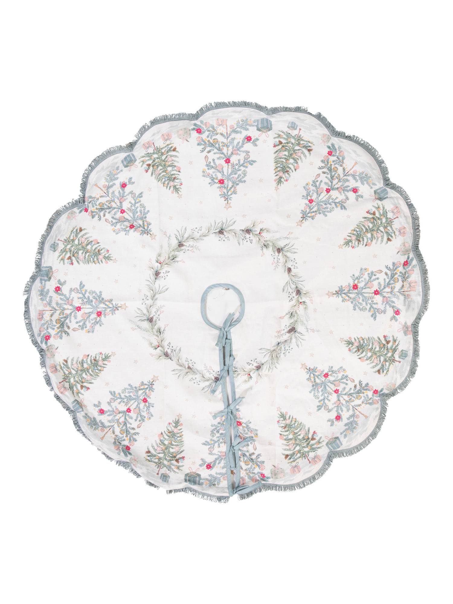 50in Tree And Ornaments Tree Skirt | TJ Maxx