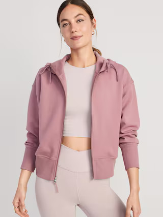 Dynamic Fleece Zip Hoodie for Women | Old Navy (US)
