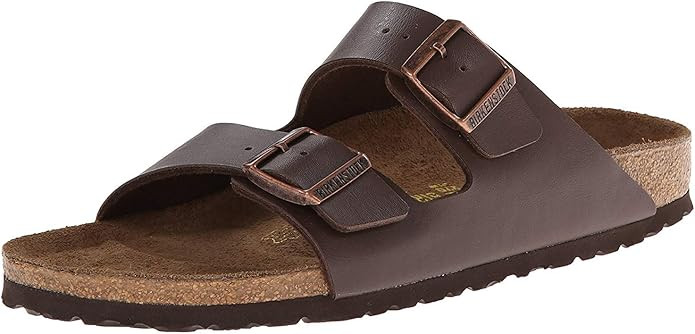 Birkenstock Arizona Unisex Leather Sandal Men's 5-5.5, Women's 7-7.5 Regular | Amazon (US)