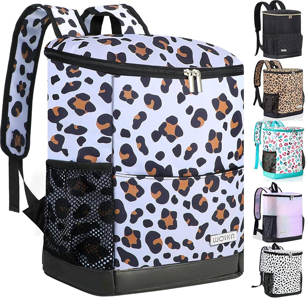 Wolka Cooler Backpack 30 Cans,Portable Backpack Coolers Insulated Leak Proof,Waterproof Soft Side... | Amazon (US)