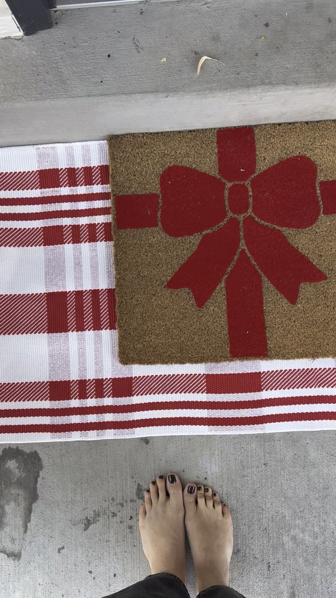 Front porch mat