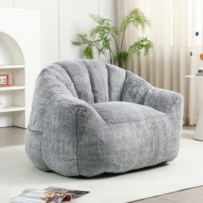 Bean Bag Chair, Bean Bag Sofa Chair with Armrests Stuffed High-Density Foam, Lazy Sofa Comfy Chairs BeanBag Chair for Adults in Living Room,Bedroom Re | Wayfair North America