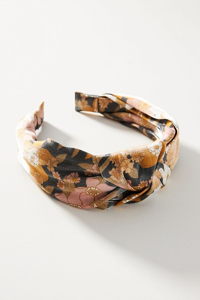 Floral Shine Knotted Headband | Anthropologie (US)