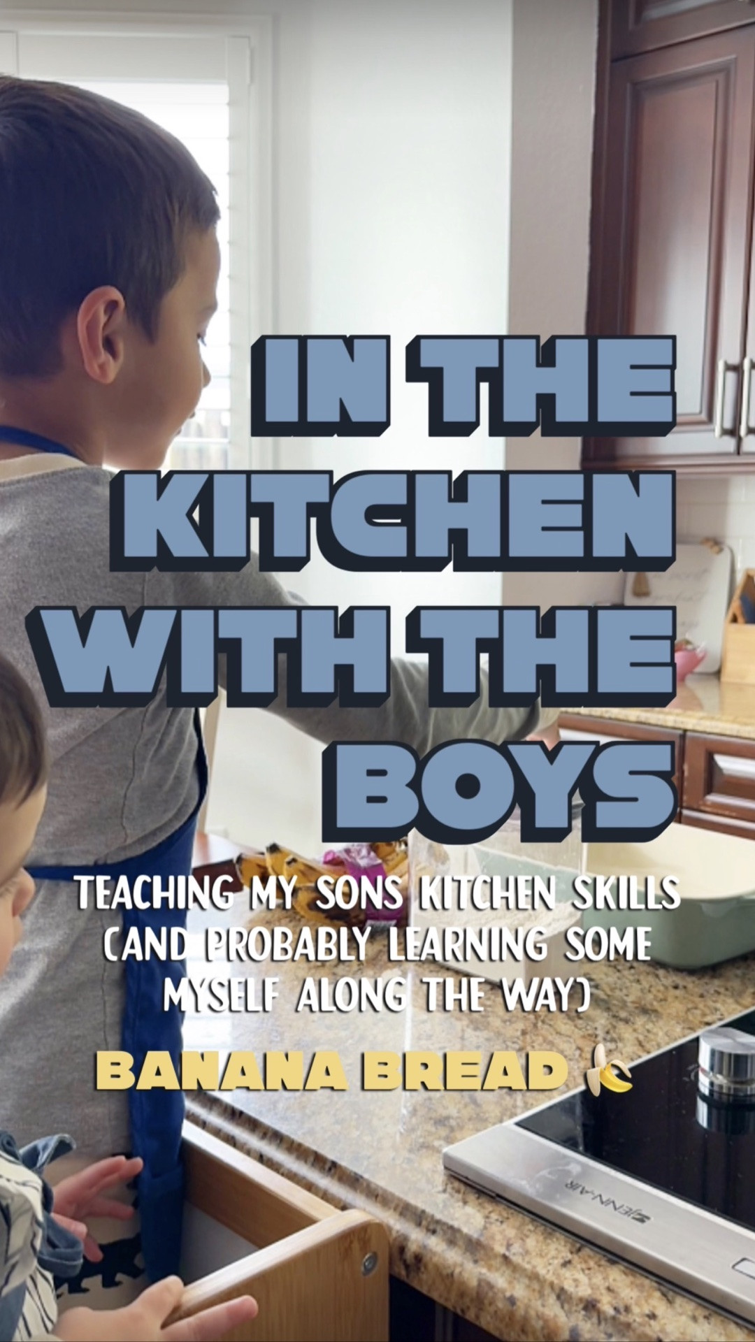 In the Kitchen with the Boys Ep. 1 👨‍🍳

My oldest has been baking and cooking with me since he was under 2 years old so it was time to get little brother in on it! He loves to copy everyone so it’s the perfect time to have everyone learn and practice some kitchen skills 🍪 

We made some banana bread (we used a recipe by The Balanced Nutritionist) and it came out great! Loved using Kodiak pancake mix for some extra protein. Made for a great breakfast and snack option 🍌 

Stay tuned for our next episode 🤗

Also, I know it’s quite early but if you have a little baker in the family, the personalized apron set I linked is on sale through Saturday and would make a fantastic Christmas gift!

Linked what we used here. If you have any questions, let me know!

Follow me for more ✨

fall baking • baking ideas • baking with kids • baking with toddlers • baking dish • fall baking dish • kids apron • kids chef hat • christmas gift idea • kids christmas gift idea • non toy gift • non toy Christmas gift • gifts for kids • kid gift ideas

#LTKmomlife #LTKHome #LTKKids