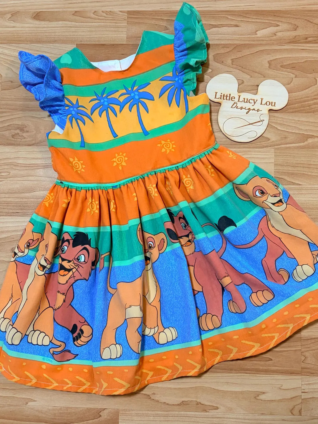 Choice of three Lion King dress prints or button down shirt sibling set | Etsy (US)