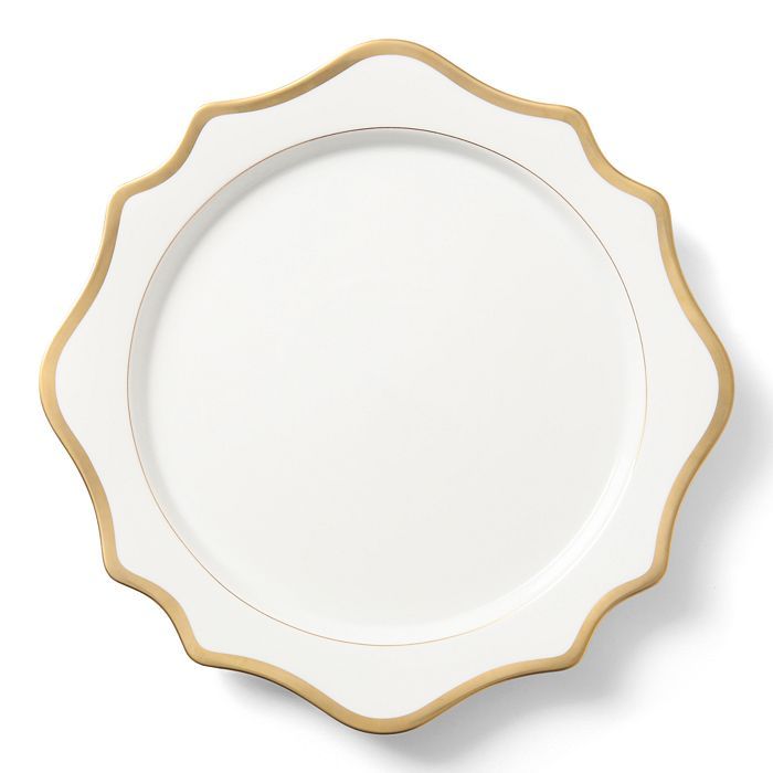 Simply Anna Antique White with Gold Charger | Bloomingdale's (US)