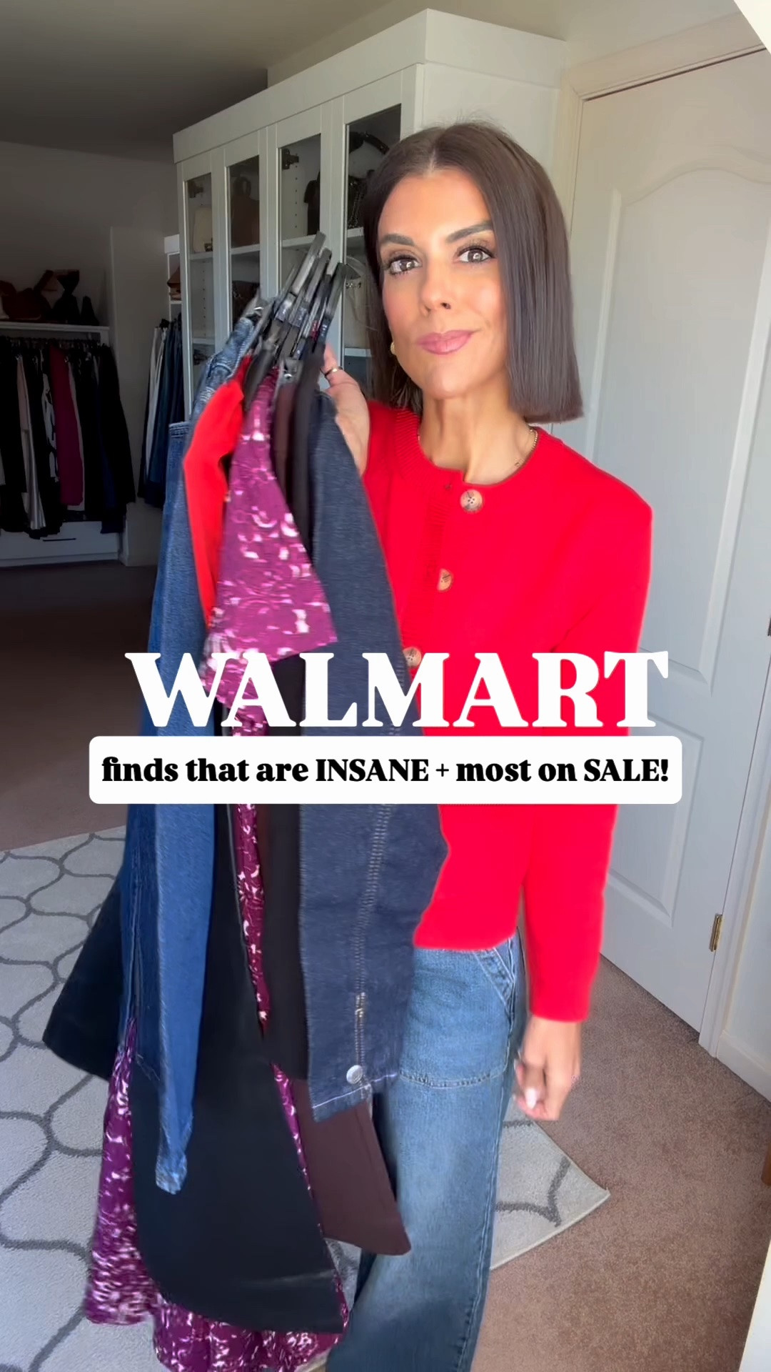 @Walmart finds that are INSANE! And most on sale! Obsessed with these new Walmart finds! I’m 5’5 for reference and in size xs in all. Size 0 in jeans. Sized up one in faux leather pants so they wouldn’t be tight.