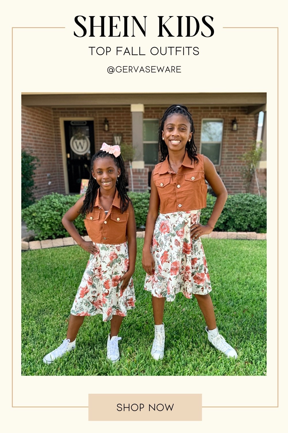 Vest + Floral Slip Dress Set. Effortless fall layering 🍂 The girls love how pretty yet playful this vest-and-dress duo feels.

#LTKStyleTip #LTKSeasonal #LTKKids
