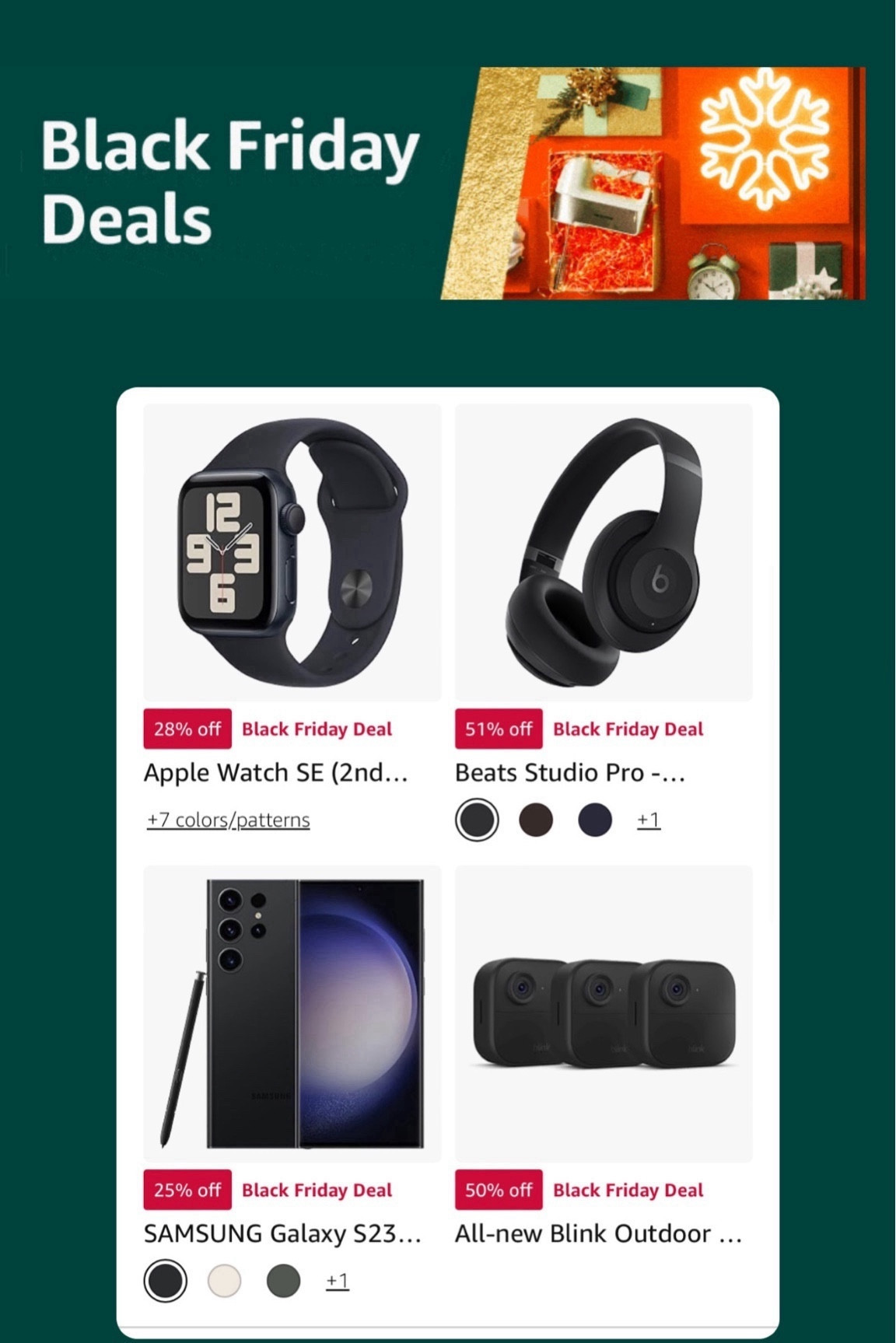 Black Friday Amazon Deals

#LTKsalealert #LTKGiftGuide #LTKCyberWeek