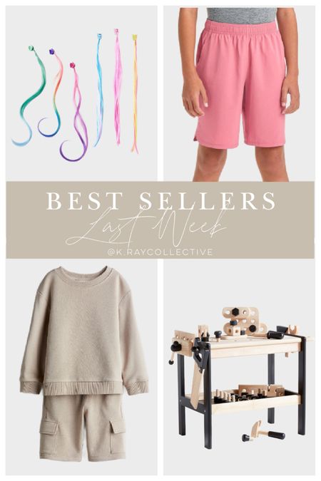 Here’s the most popular links from last week for kids.  Our favorite active shorts for boys, the great matching sweatshirt and fleece short set, a very aesthetically, pleasing, pretend tool set, and hair clips for your girls.

#BestSellers #PretendPlayToys #BoysActiveShorts #BoysOutfits #Kids

#LTKfindsunder50 #LTKkids #LTKSeasonal