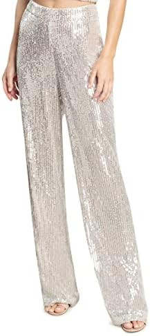 Dress The Population Womens Dina Sequin Classic Pant | Amazon (US)