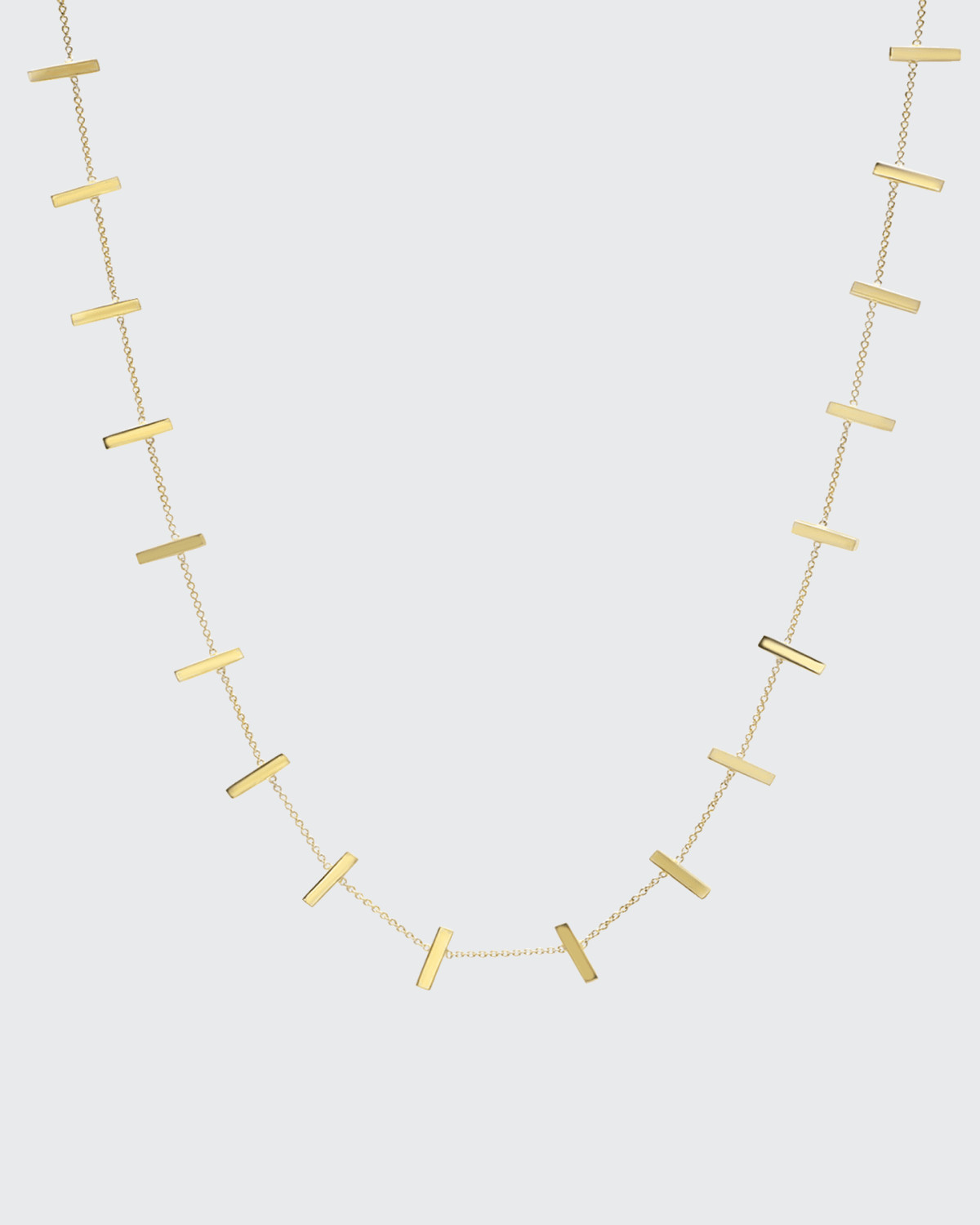 Cross Bar Necklace in Yellow Gold | Neiman Marcus