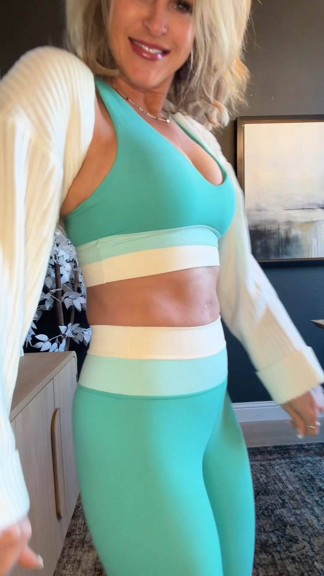 These color blocking sets are so flattering and cute on!! Makes me want to go the gym just so I can wear this. 

#LTKOver40 #LTKActive #LTKFindsUnder50