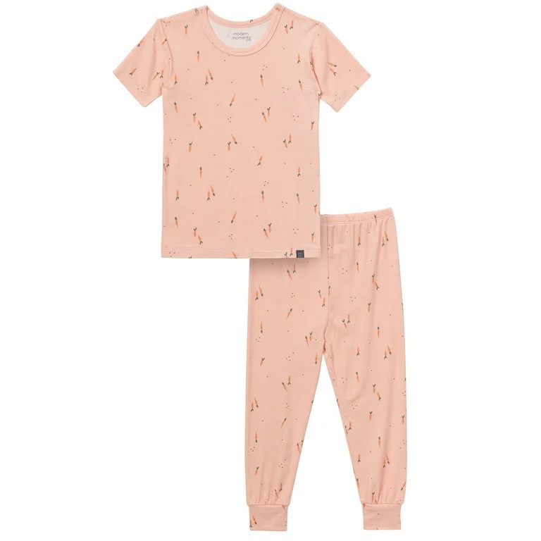 Modern Moments by Gerber Toddler Neutral Super Soft Easter Pajama Set, 2-Piece, Sizes 12M-5T | Walmart (US)
