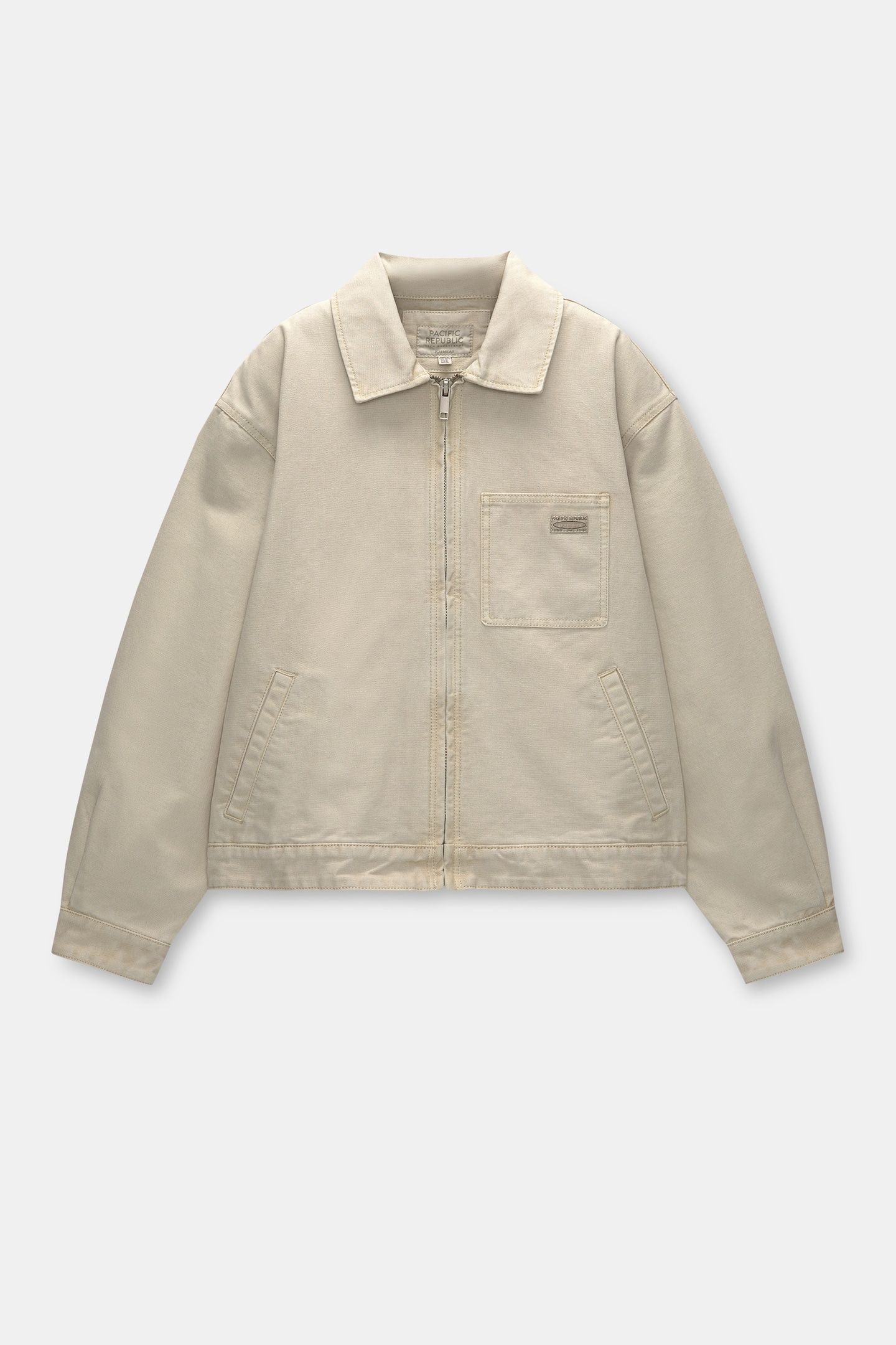 Worker jacket with front pocket | PULL and BEAR UK