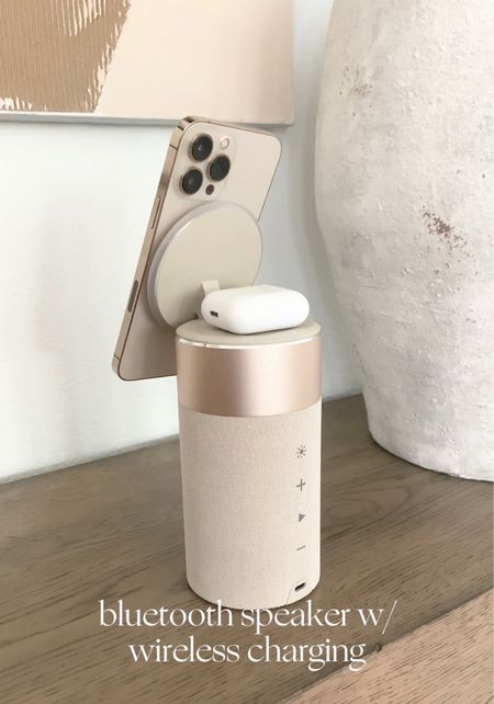 Amazon tech gadget - Bluetooth speaker with wireless charging for your phone & AirPods 🎶📱

Bluetooth speaker, wireless charger, Amazon finds, Amazon home, Amazon gadget, tech gadget, speaker 

#LTKfamily #LTKFind #LTKunder50