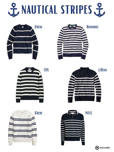 You know this spring time with these nautical striped sweaters! ⚓️ 

#LTKSeasonal #LTKmens #LTKfindsunder100