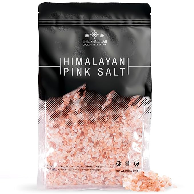 The Spice Lab Pink Himalayan Salt – Coarse Grain, 2.2 lb / 1 Kilo - Himalayan Pink Salt for Gri... | Amazon (US)