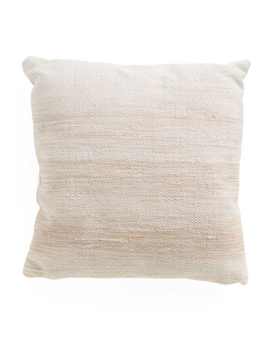 22x22 Textured Cotton Pillow | TJ Maxx