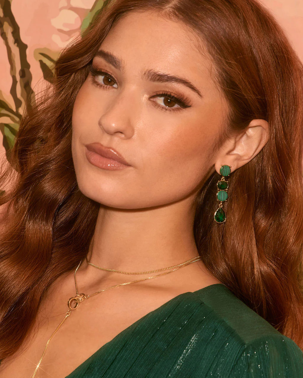 Midnight Toast Gemstone Drop Earrings | VICI