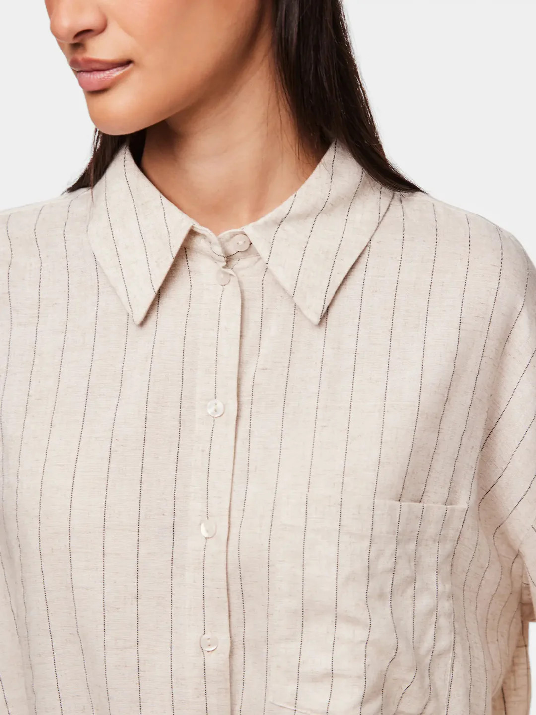 Mix and Match Linen Shirt | The Edit Boutique