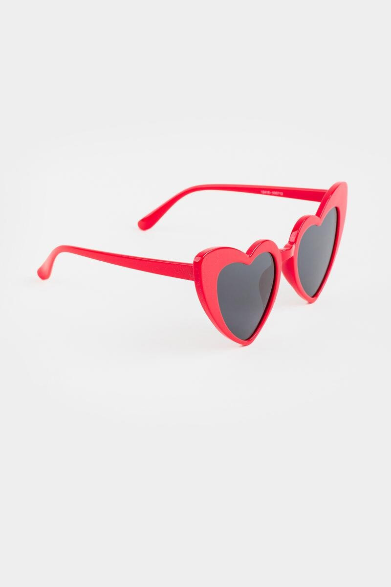 Laura Heart Shaped Angular Sunglasses | Francesca’s Collections