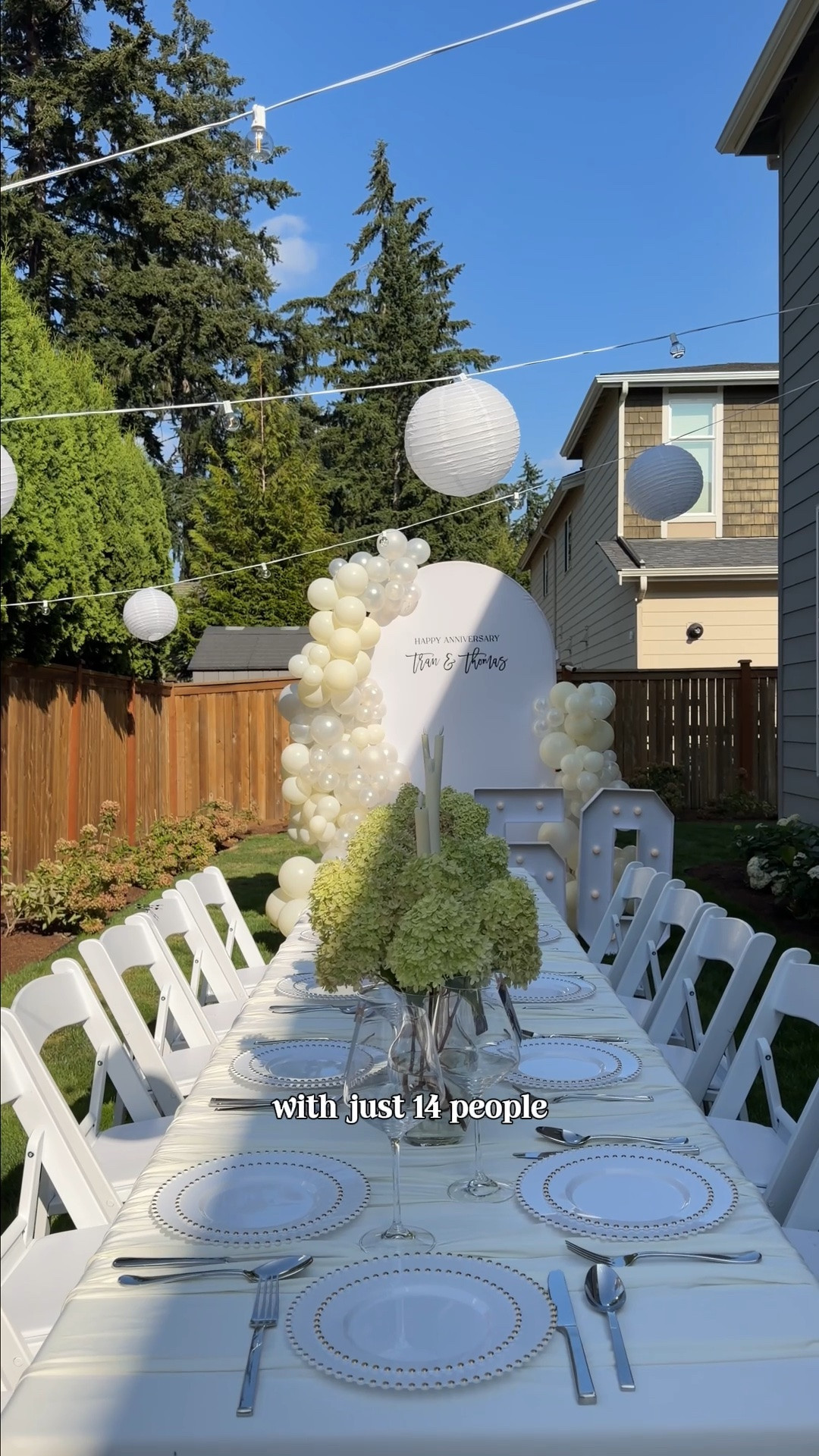 Party prep for my parents’ 50th wedding anniversary! 👰🏻‍♀️🤵🏻‍♂️💍 This was such a big milestone that I wanted to go all out for the party decor 🤍 My parents met shortly after coming to America when the Vietnam War ended and got married within 6 months. 50 years later and here we are 🥹

Balloons, paper lanterns, chairs, candles, candle holders, plates, arch, lights, Marquee numbers, vinyl, curtains, table, wine glasses, clamps, glue gun, balloon pump electric, dresses, Cricut tools

#LTKsummer #LTKhome #LTKfamily
