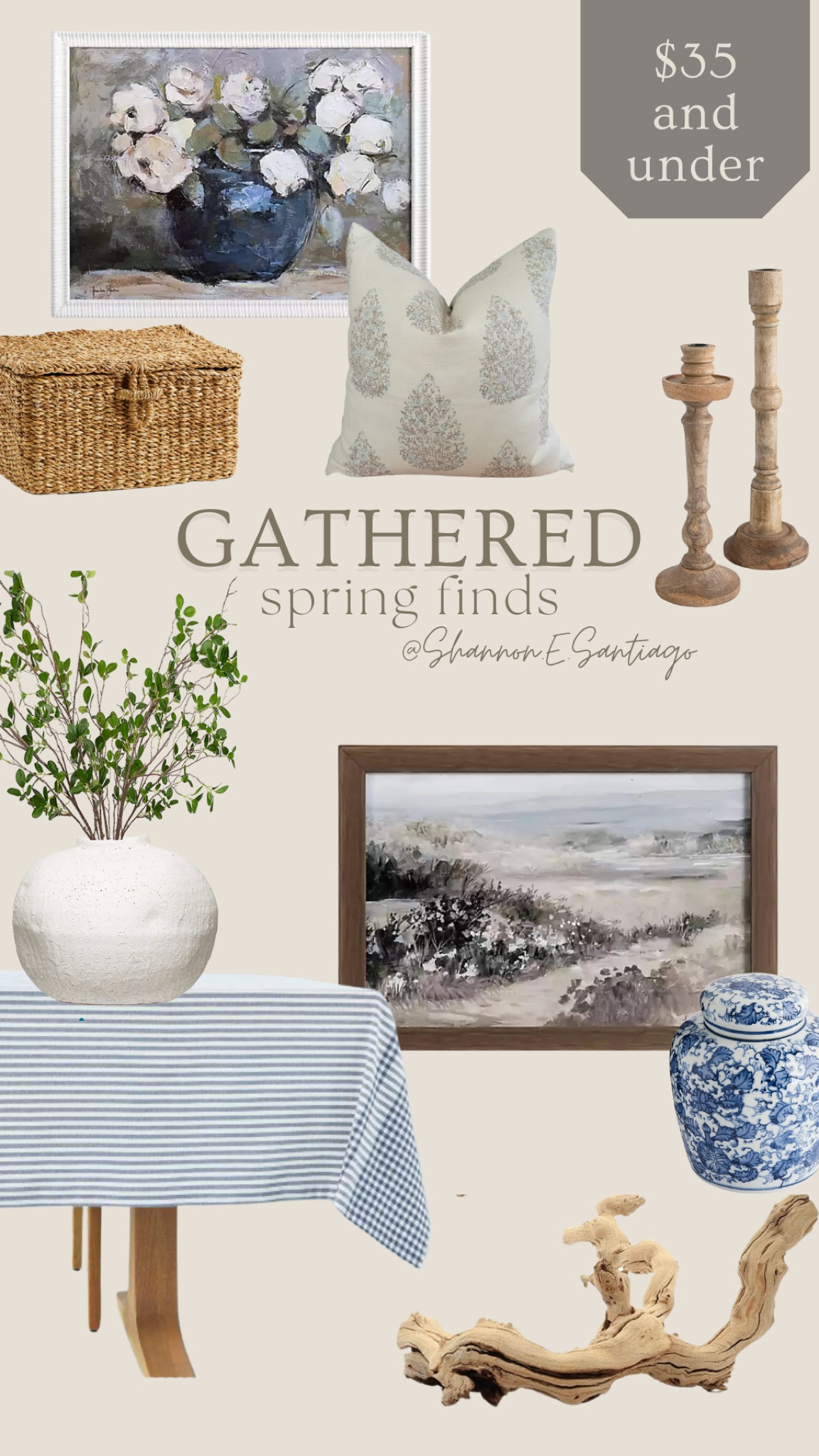Blue and white spring decor,  budget decor; cottage core aesthetic, vintage inspired decor, spring home decor, under 35; farmhouse style, cottage style, 

#LTKSeasonal #LTKsalealert #LTKunder50