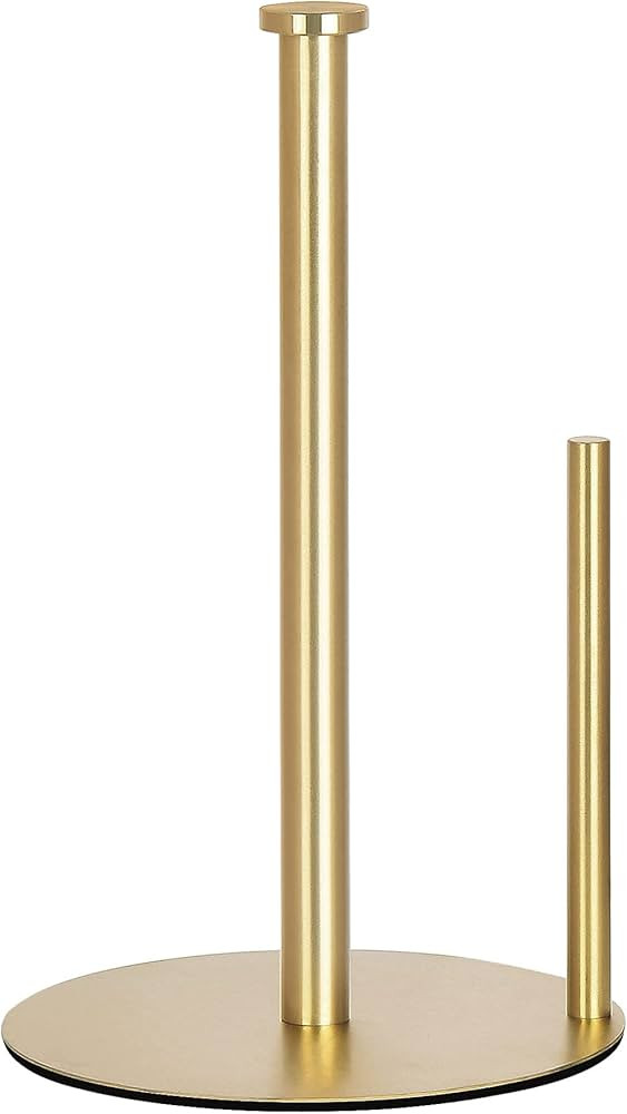Gold Paper Towel Holder Countertop, OBODING, Gold Kitchen Paper Towel Holder Stand for Kitchen an... | Amazon (US)