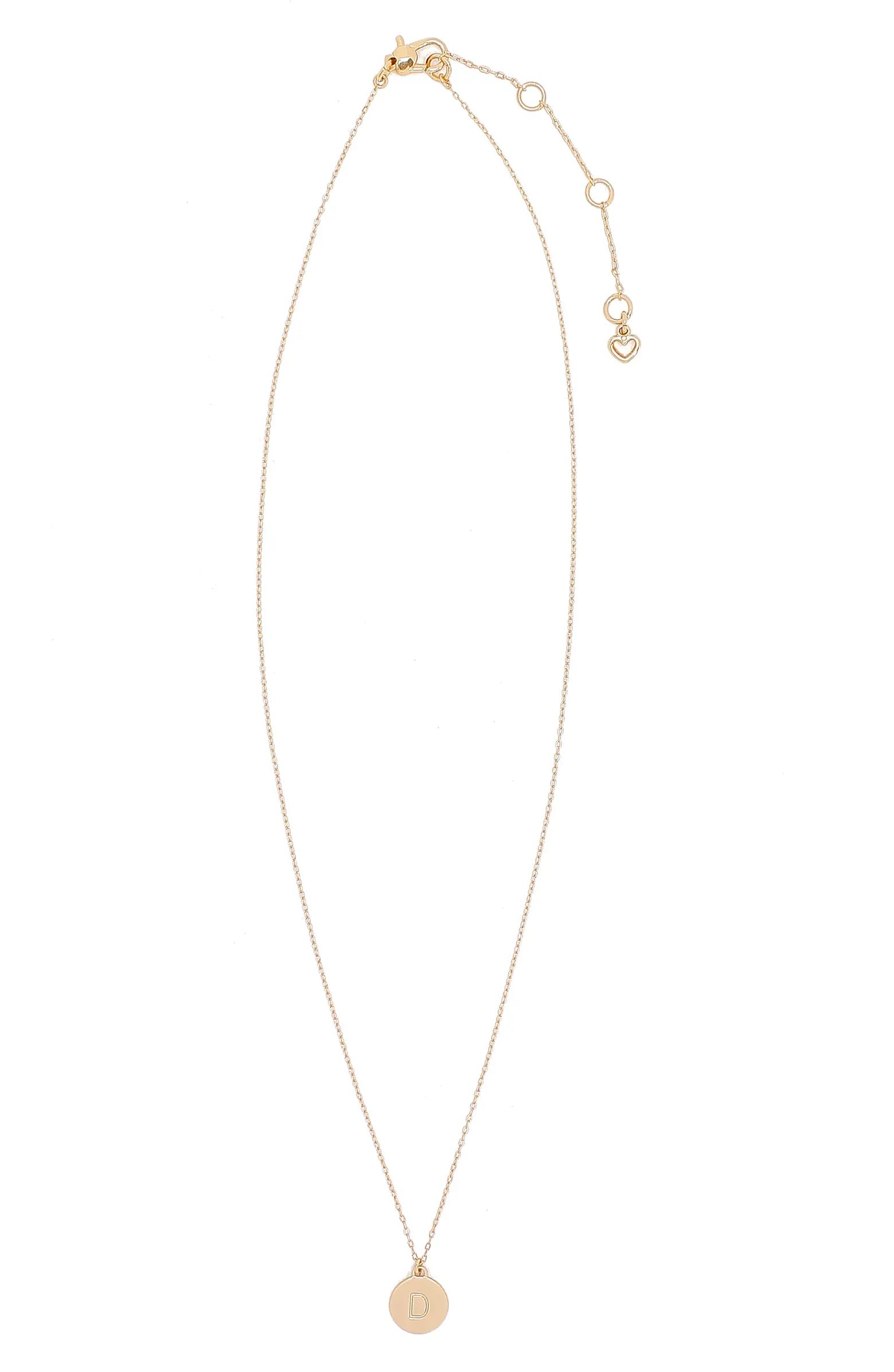 kate spade new york mini initial pendant necklace | Nordstrom | Nordstrom