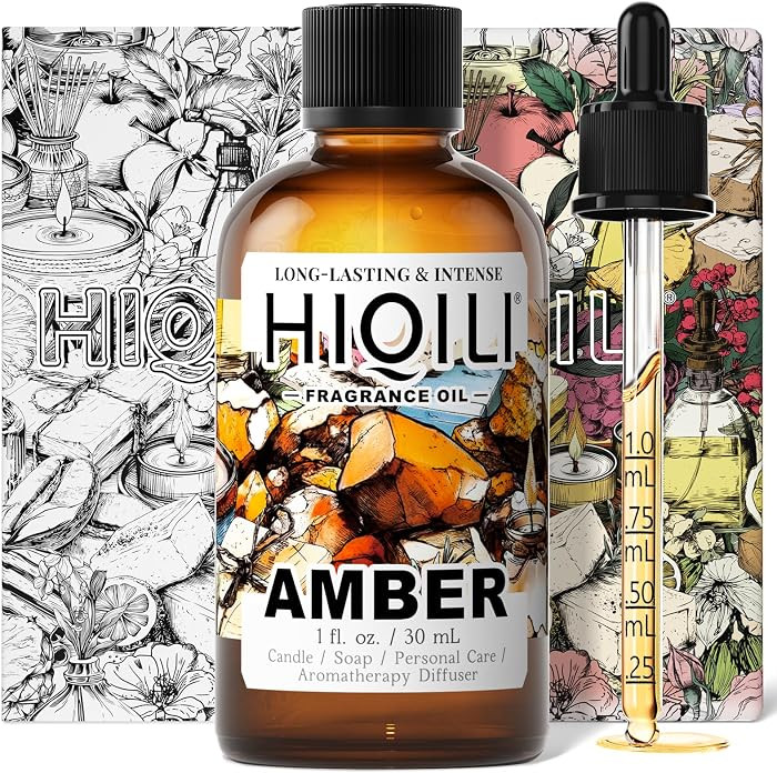 HIQILI Amber Fragrance Oil for Perfume Making - 1 Fl Oz / 30 ML | Amazon (US)