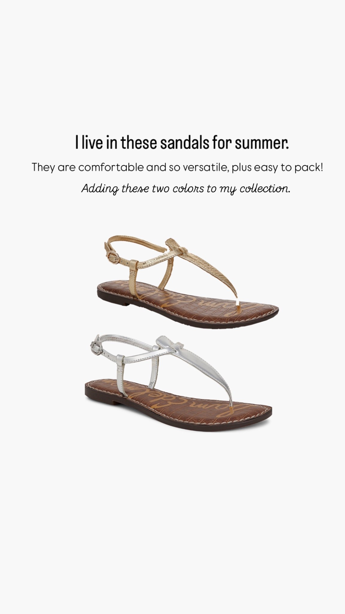 Staple sandal for my summer closet  

#LTKTravel #LTKFindsUnder100 #LTKShoeCrush