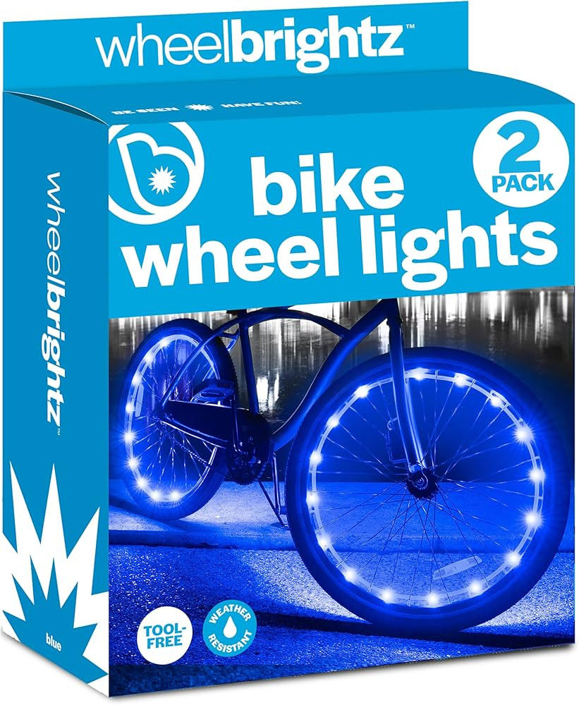 Brightz WheelBrightz LED Bike Wheel Lights - 2025 Edition with Superior Straps & LED-Weatherproof... | Amazon (US)