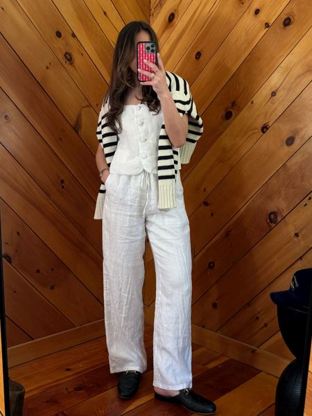Spring outfit. Linen. Linen outfit. Office outfit  

#LTKWorkwear #LTKShoeCrush #LTKSeasonal
