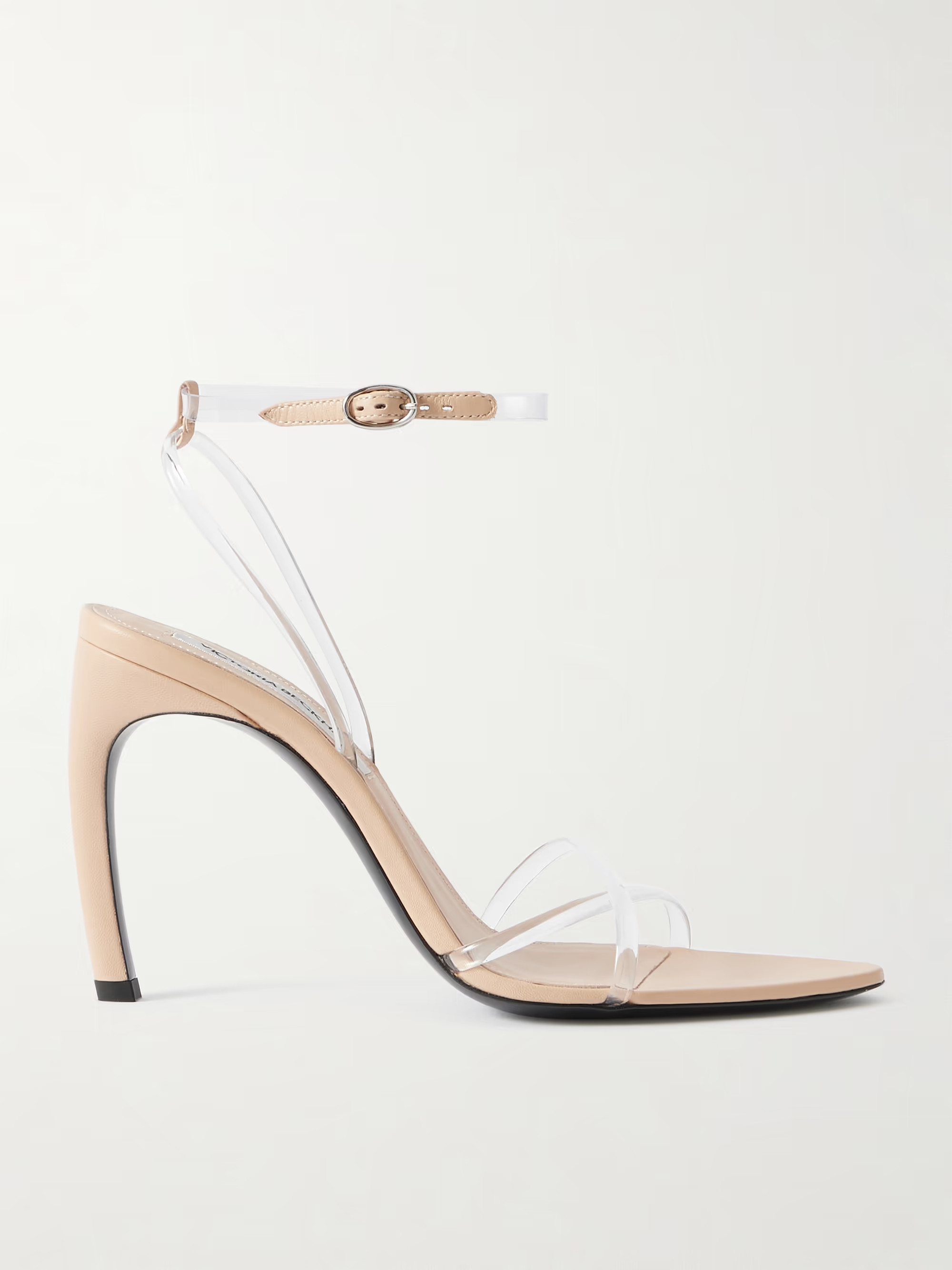 Leather-trimmed PVC sandals | NET-A-PORTER (UK & EU)