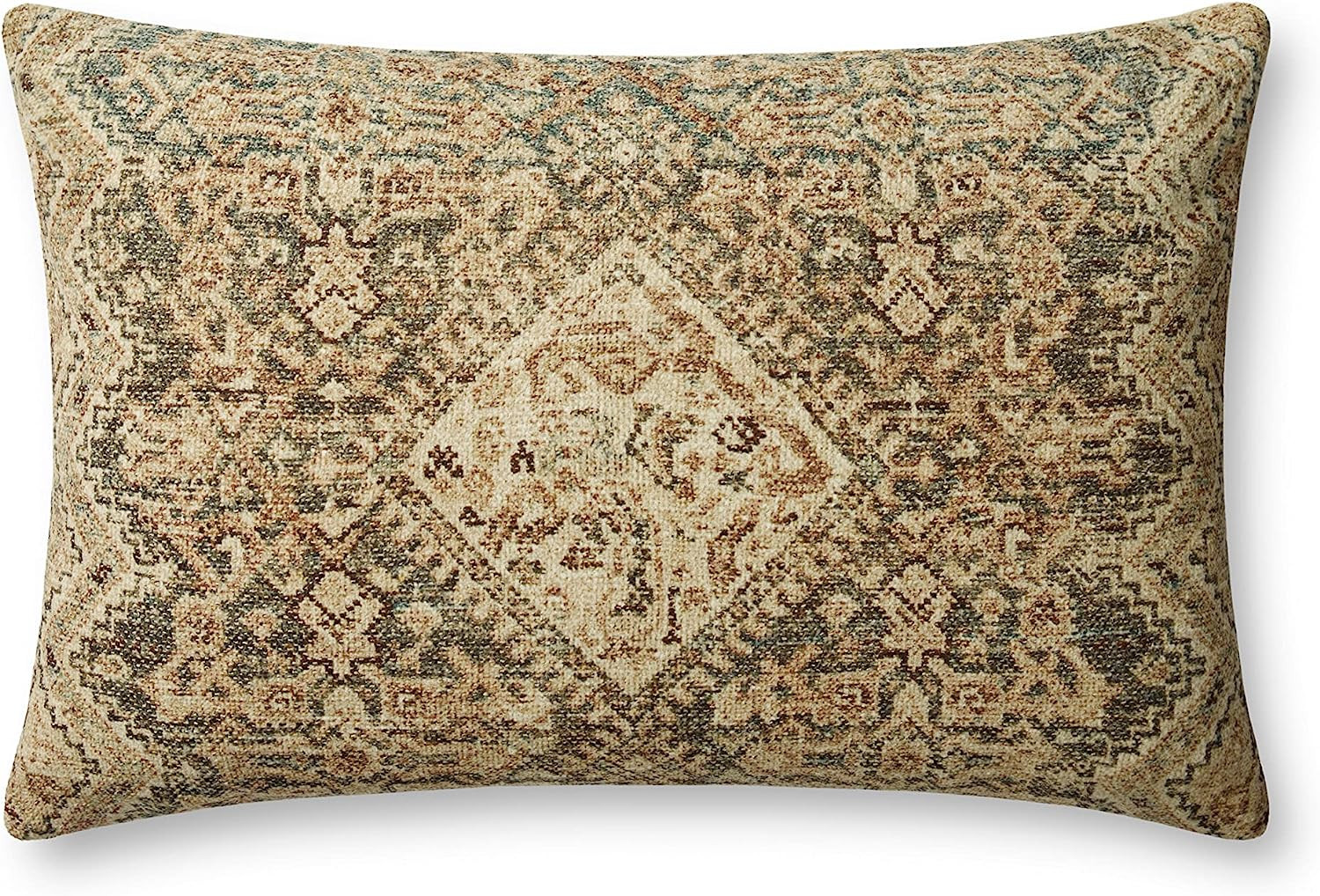 Loloi Angela Rose x Midnight Collection Slate/Sand, 13'' x 21'' Cover Only Pillow | Amazon (US)