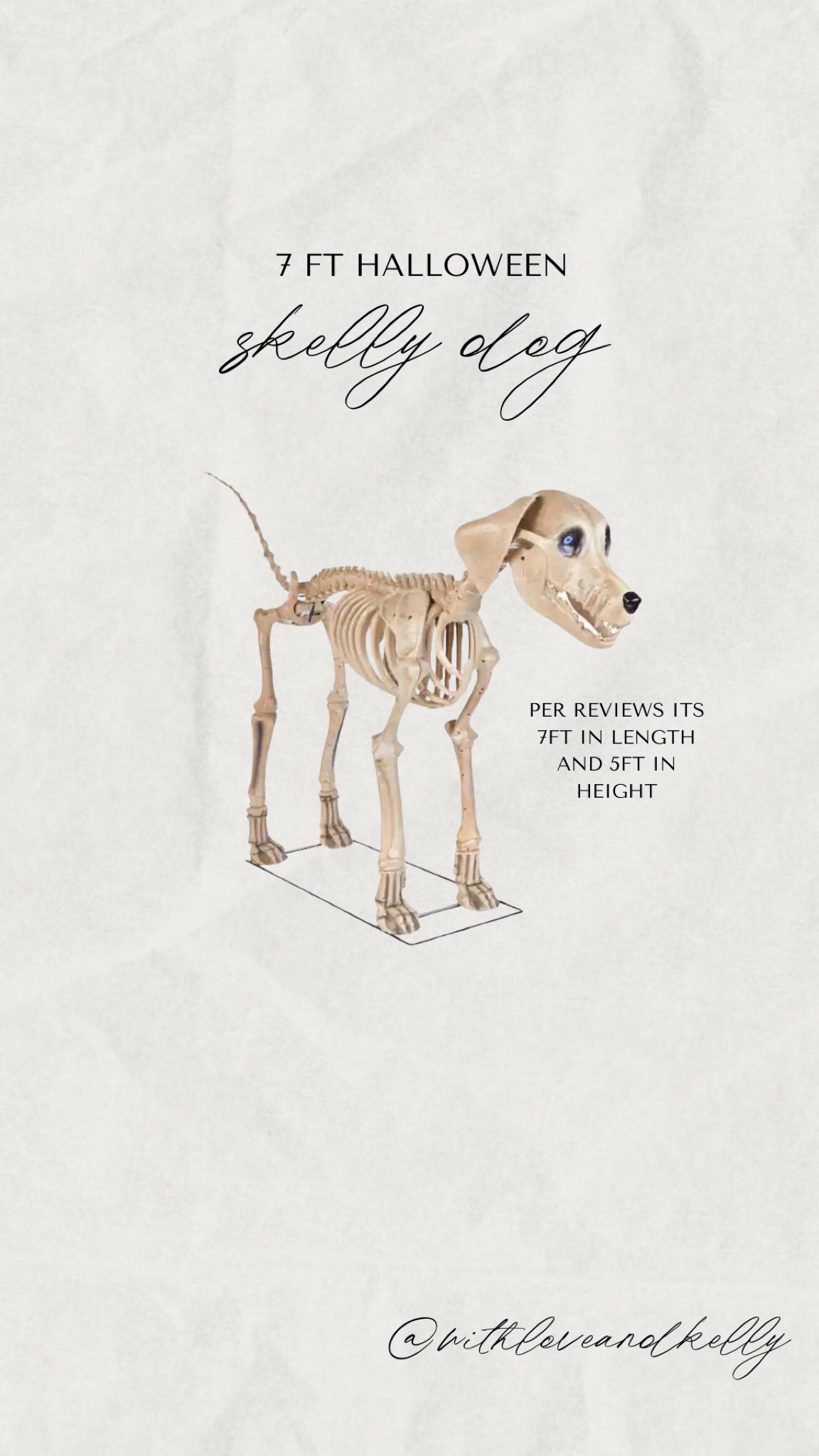 Bought this for our 10ft Skelly! I couldn’t resist the cutest Halloween skelly dog! 

#LTKSeasonal #LTKHome #LTKHalloween