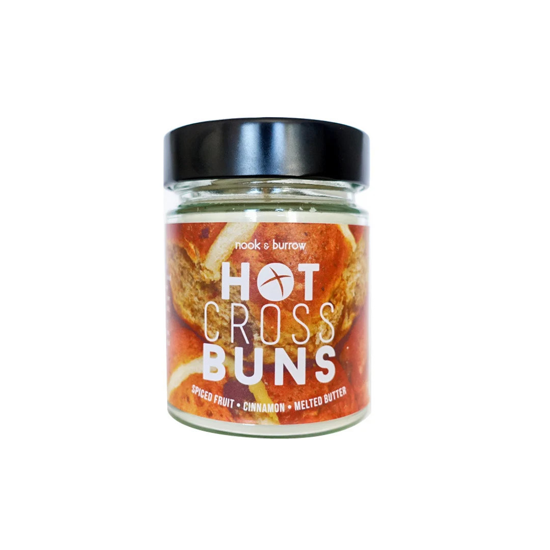 HOT CROSS BUNS soy wax candle | Etsy (AU)