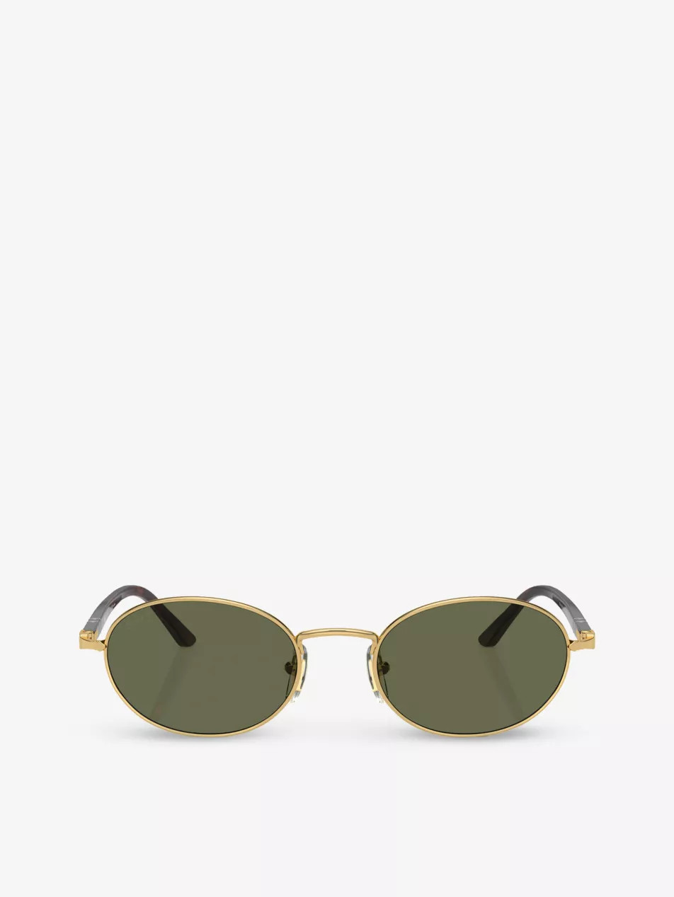 PO1018S Ida round-frame metal sunglasses | Selfridges